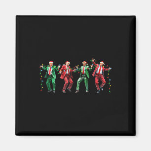 Aimant Funky Trump Dance Noël Noël Noël Noël Noël Noël No