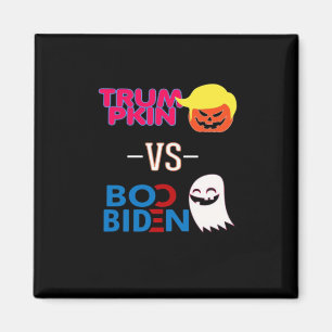Aimant Funky Trumpkin Vs Boo Biden Classe Design Hallowee