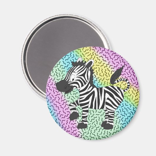 Aimant Funky Zebra (Recto/Verso)