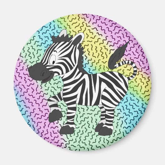 Aimant Funky Zebra (Devant)
