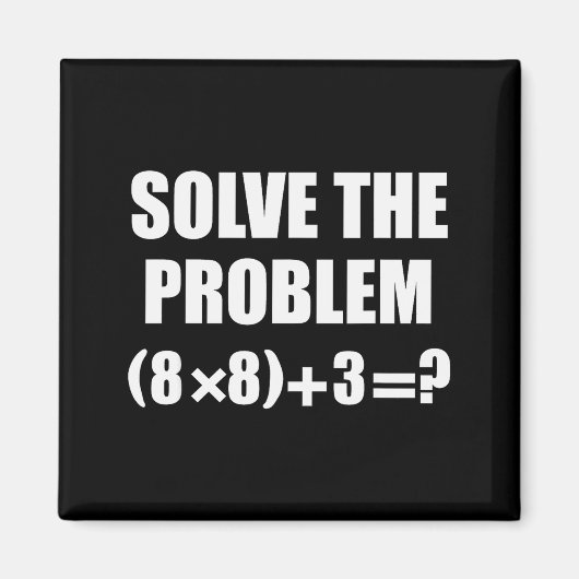 Aimant Funny 67 Meme Pemdas Elementary Math Teacher Brain (Devant)