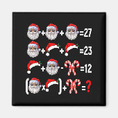 Aimant Funny 67 Meme Santa Christmas Tree Math Teacher Xm (Devant)
