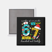 Aimant Funny 67 School Nurse Christmas Six Seven School N (Recto/Verso)