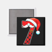 Aimant Funny 6 7 Couples Christmas Costume Matching Outfi (Recto/Verso)