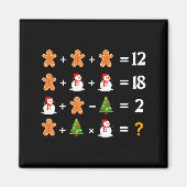 Aimant Funny 6 7 Meme Christmas Order Of Operations Math  (Devant)