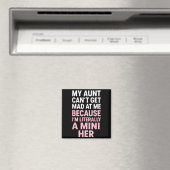 Aimant Funny Aunt Niece Mini Her Matching Family Quote  (In Situ (Lave-vaisselle))