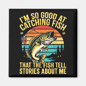 Aimant Funny B Fishing Quote Angler Snnerbait Lure Humor  (Devant)