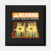 Aimant Funny Backgammon  (Devant)