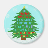 Aimant Funny Bah Humbug (Devant)