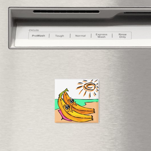 Aimant Funny Beach Mariage Idée (In Situ (Lave-vaisselle))