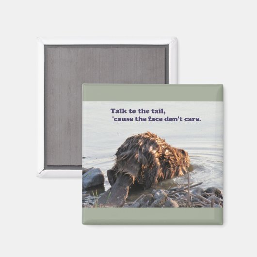 Aimant Funny Beaver (Recto/Verso)