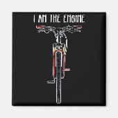 Aimant Funny Bicycle I Am The Engine (Devant)