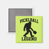 Aimant Funny Bigfoot Pickleball Legend (Recto/Verso)