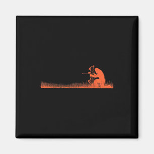 Aimant Funny Bigfoot tir à l'arc Chasquatch Chasquatch Ch