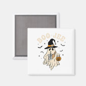 Aimant Funny Boo-jee Ghost Halloween Boo Jee Ghost Éffray (Recto/Verso)
