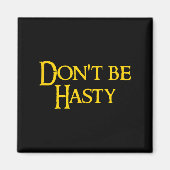 Aimant Funny Book - Don't Be Hasty (Devant)