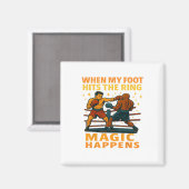 Aimant Funny Boxer Boxer Fighter Sarcastic Humours Cadeau (Recto/Verso)
