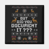 Aimant Funny But Did You Doent It Holiday Office Ugly Chr (Devant)