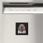 Aimant Funny Capybara Bruh (In Situ (Lave-vaisselle))