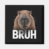 Aimant Funny Capybara Bruh (Devant)