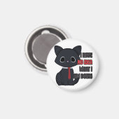 Aimant Funny Cat I Have No Idea (Recto/Verso)