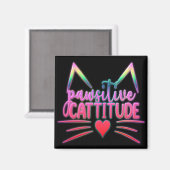 Aimant Funny Cat Kitten Pun PAWSIDE (Recto/Verso)
