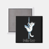 Aimant Funny Cat Le Dancing Or Is It A Lecat Wordplay Jok (Recto/Verso)