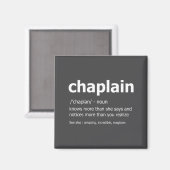 Aimant Funny Chaplain Definition New Job Gift For Chaplai (Recto/Verso)