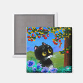 Aimant Funny Chat Mouse Créationarts (Recto/Verso)