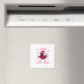 Aimant Funny Chicken F-Caw-F Breast Cancer Awareness Vint (In Situ (Lave-vaisselle))