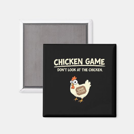 Aimant Funny Chicken Game Design Ltd Uni Chicken Game_ Do (Recto/Verso)