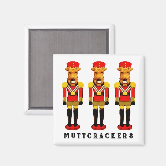 Aimant Funny Chien Nutcracker Ballet (Recto/Verso)