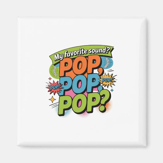 Aimant Funny Chiropractor Pop Sound Cadeau (Devant)