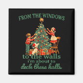 Aimant Funny Christmas From The Windows To The Walls I'm (Devant)