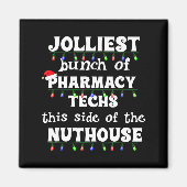 Aimant Funny Christmas Matching Group Work Pharmacy Techn (Devant)