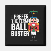 Aimant Funny Christmas Nutcracker- Ball Buster Funny Mens (Devant)
