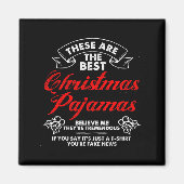 Aimant Funny Christmas Pajamas Donald Trump Gag Joke Pjs (Devant)