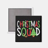 Aimant Funny Christmas Squad Famille Vacances (Recto/Verso)