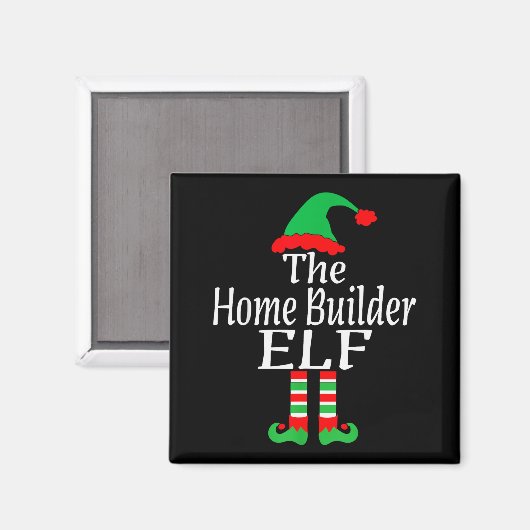 Aimant Funny Christmas The Home Builder Elf Developer Arc (Recto/Verso)