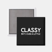 Aimant Funny, Cly But I Cuss A Little Sarcastic Joke Tee (Recto/Verso)