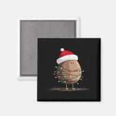 Aimant Funny Coconut Christmas Graphics Lights Lover  (Recto/Verso)