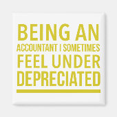 Aimant Funny Comptable Pun (Devant)