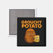 Aimant Funny Couple Sweet Tato &amp; Grouchy Tato  (Recto/Verso)