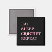 Aimant Funny Crochet Quote  (Recto/Verso)