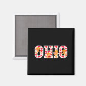 Aimant Funny Cud Ohio Midwestern Party O-h-i-o In Valenti (Recto/Verso)
