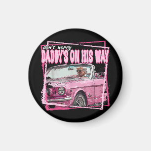 Aimant Funny Daddy's Home Trump Pink 2024 Take America Ba