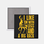 Aimant Funny Deer Hunting Quote Gift For Hunters (Recto/Verso)