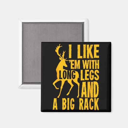 Aimant Funny Deer Hunting Quote Gift For Hunters (Recto/Verso)