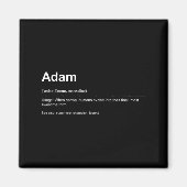 Aimant Funny Definition Quote For The Name Adam _ (Devant)
