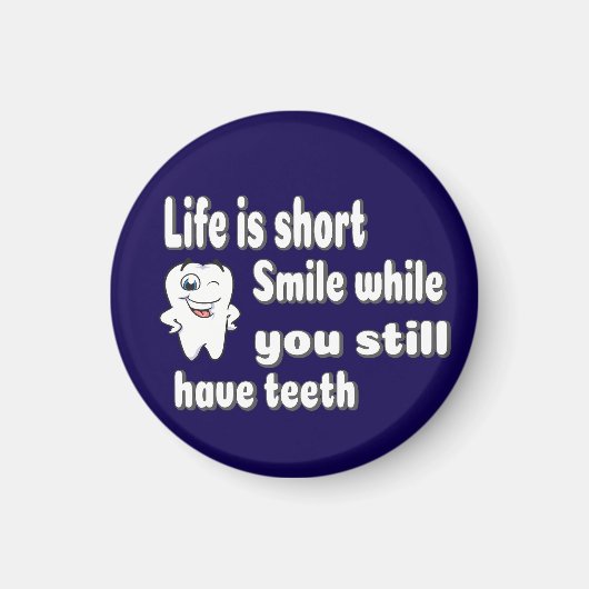 Aimant Funny Dental Quote (Devant)